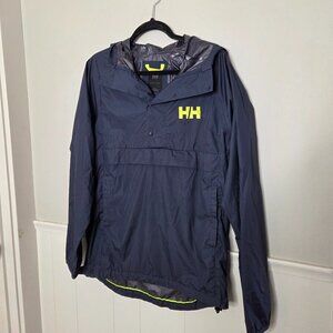 HELLY HANSEN Navy Waterproof Popover Rain Gear
